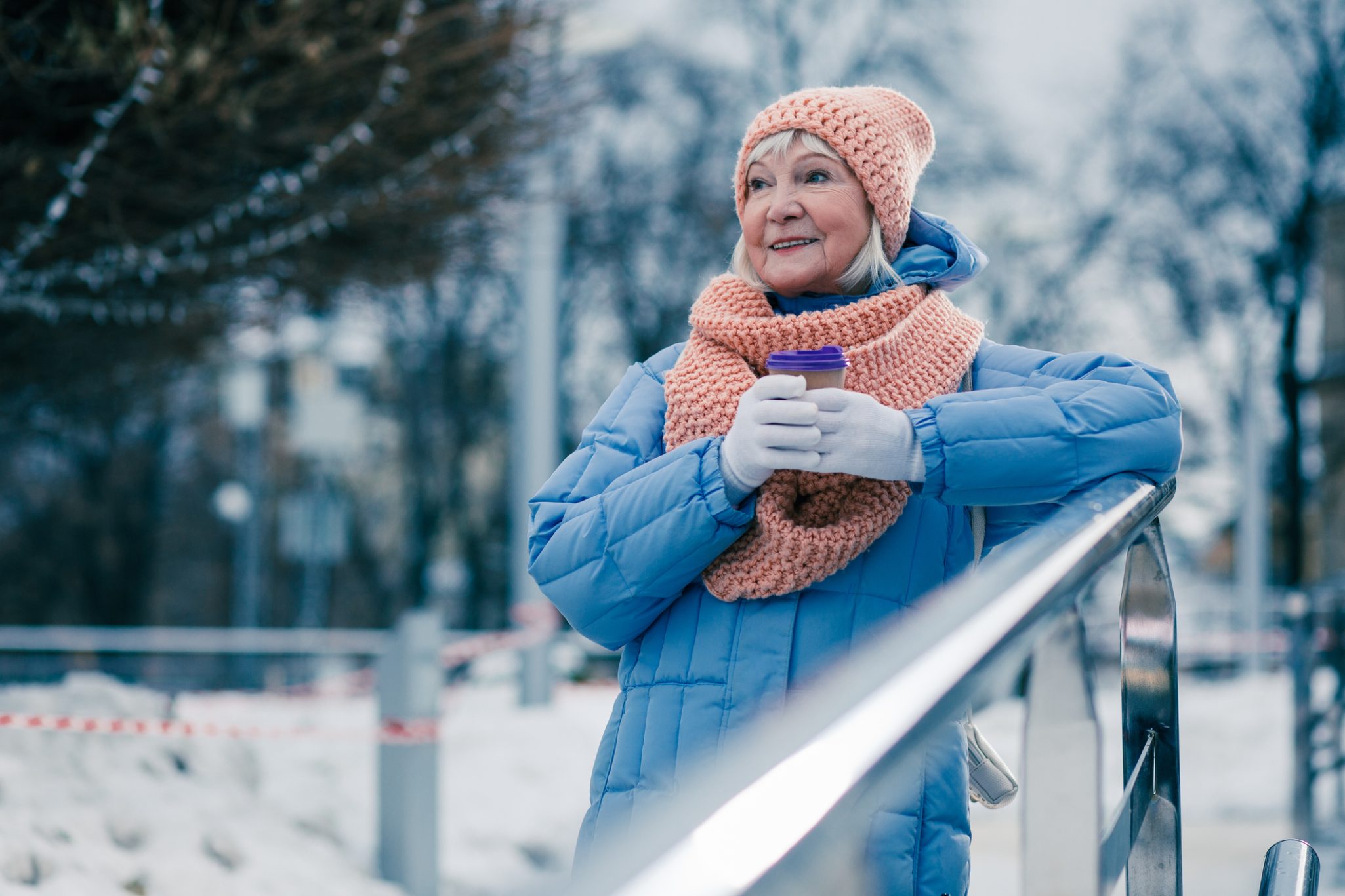 Senior in Snow